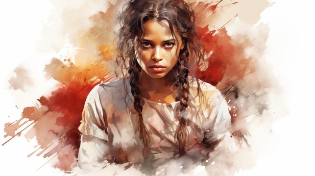 Depiction of Resilience and Hope on the Day of Abolition of Slavery