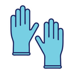 Pharmaceutical Industry Medical Gloves Icon