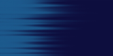 blue wavy halftone background. Dot pop art sport modern background