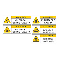 burn hazard flat symbol