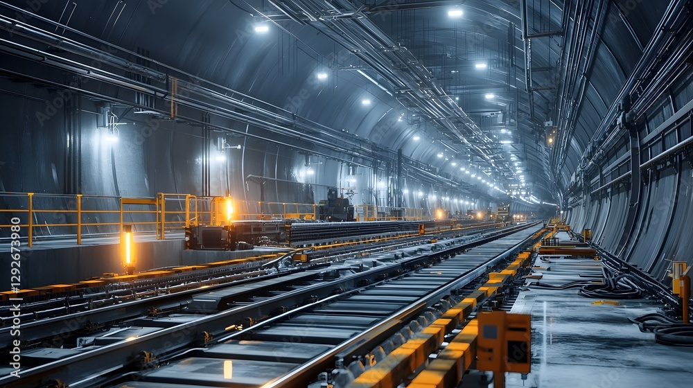 Aufkleber image showcasing the intricate network of ventilation ducts lighting fixtures and other infrastructu