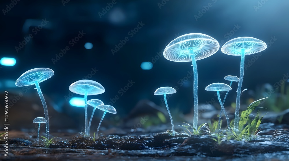 Poster isolated growth of rare and mysterious black gamma ray absorbing fungi thriving under simulated uv l