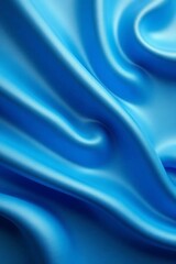 Abstract background of smooth blue cloth with subtle patterns, surface, textured, design