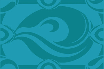  Abstract Eco Wave Silhouette Background – Modern Nature-Inspired Design.