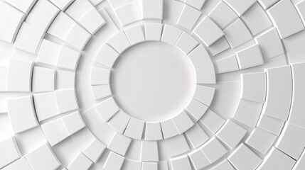 Naklejka premium modern circular white abstract design for creative backgrounds