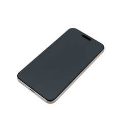 Modern Smartphone with Black Screen