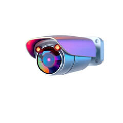 High-Tech Colorful Security Camera