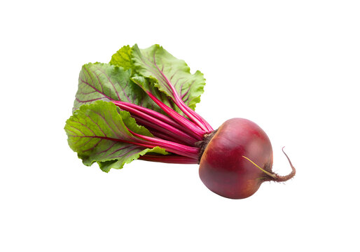 High-Quality Organic Beetroot Vegetable Image with Transparent Background