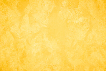 Yellow concrete stone texture for background in summer wallpaper. Cement and sand wall of tone vintage minimal. Concrete abstract wall of light yellow color, cement texture white blank for home decor.