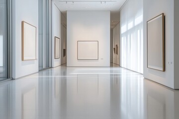 Exploring modern art contemporary gallery urban setting art display minimalist environment immersive experience