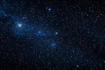 Fototapeta premium Glowing Stars Against a Midnight Sky 