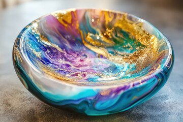 Stunning resin item Vibrant decor Ideal for home embellishment