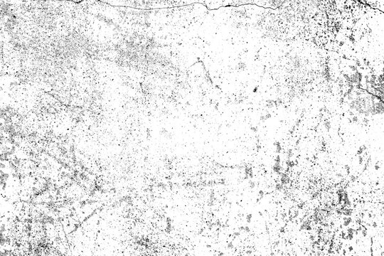 Abstract grunge texture effect, Cracks  and dust particle grain on white background. Dirt overlay or screen effect use for grunge and vintage image style.