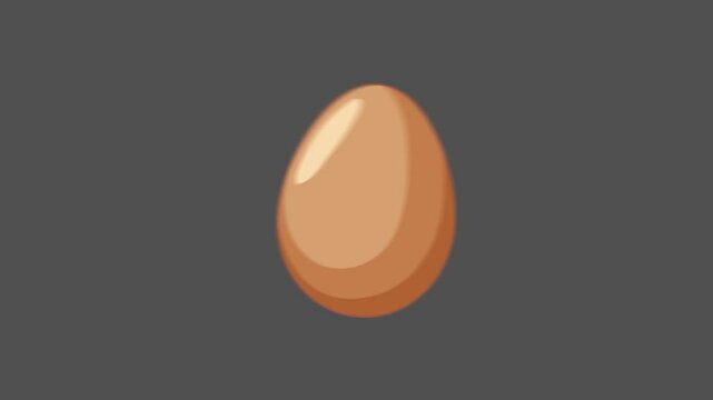 VDO  illustration of an egg Gif