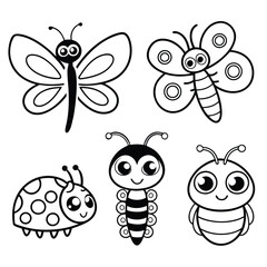 Creative Bug-Themed Dot-to-Dot Worksheet for Children