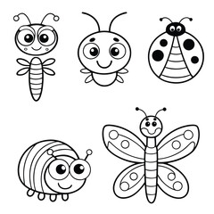 Cute and Fun Dot-to-Dot Puzzle with Bugs and Creatures