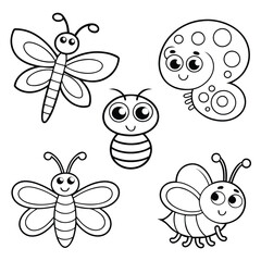 Insect and Creature Dot-to-Dot Puzzle Set for Learning