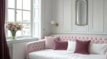 A soft bed in the bedroom