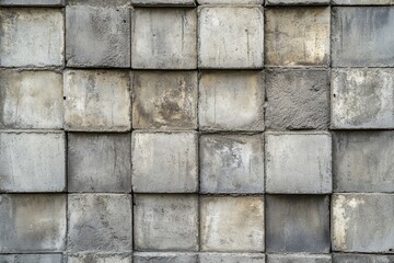 Fototapeta premium Uniform texture and backdrop of concrete blocks