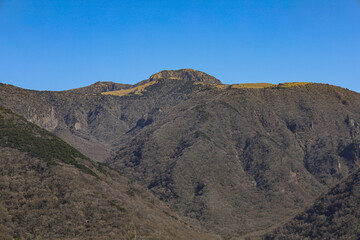 산 정상에서 바라보는 풍경 제주 제주시 해안동 어승생악 탐방로 