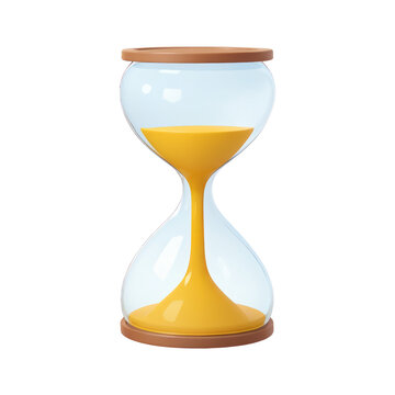 Sand clock timer icon illustration
