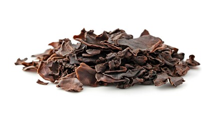 Obraz premium tea leaf isolated on white background