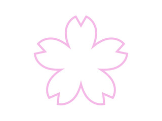 Fototapeta premium 桜の花アイコン
