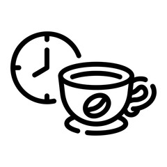 coffe Line Icon