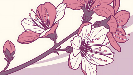 vector illustration of a flower