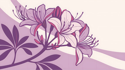 vector illustration of a flower
