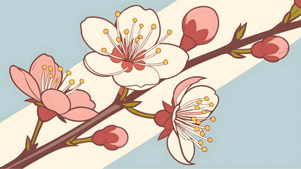 vector illustration of a flower