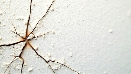 Obraz premium Close-up of a cracked, aged photo, white background, document, image