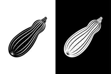 Editable Stroke Zucchini Icon Versatile & Scalable