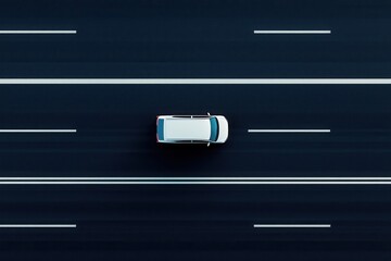 Innovative multi-level transportation highway autonomous logistics network futuristic urban landscape aerial perspective