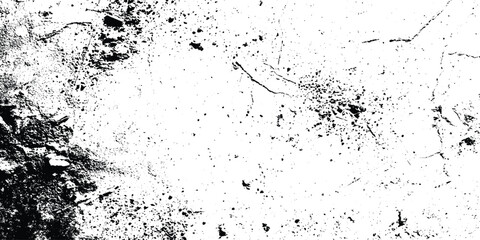 Grunge background of black and white scratched and stains, black scratches on white background, grunge overlay texture, distressed grunge overlay texture with scratches.