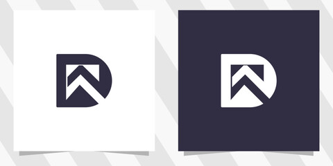 letter dw wd logo design