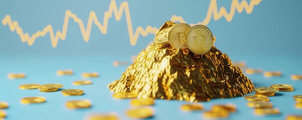 Investing in a golden future floating island of financial freedom and passive income