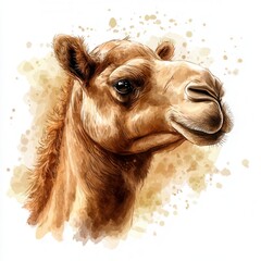 Obraz premium Animal Portrait Watercolor Painting