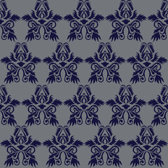 Luxury Damask Pattern – Elegant Ornate Design for High-End Interiors and Fashion Indulge in timeless sophistication with this exquisite damask pattern, meticulously crafted