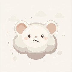 Fototapeta premium animal, cartoon, mouse