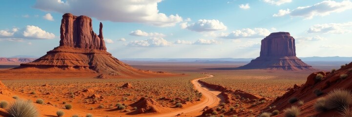 Naklejka premium Ancient rock formations, rugged outback landscape, rock, australian