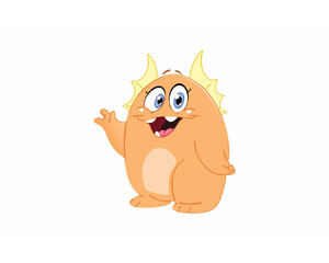 Cute Monster Saying hi
