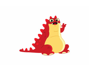 red and yellow dragon