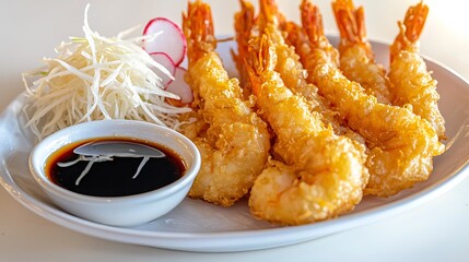 Golden Crispy Tempura Shrimp Delight