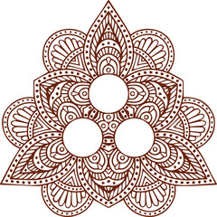 Beautiful Mandala Art and Vector Mandala Design Image.