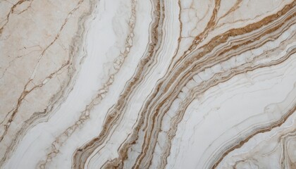 Obraz premium Elegant Beige and White Marble Texture Background High Resolution Swirling Pattern Design