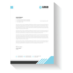 Simple and creative letterhead design template