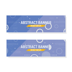 abstract geometric banner
