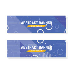 abstract geometric banner