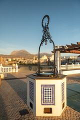 Balcony of the Mediterranean in the tourist city of Benidorm in Spain